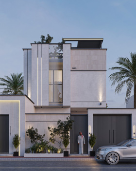 Saudi Villa Facade Concept