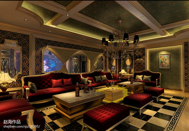 310万元娱乐空间2000平米装修案例·欧式豪华KTV-16