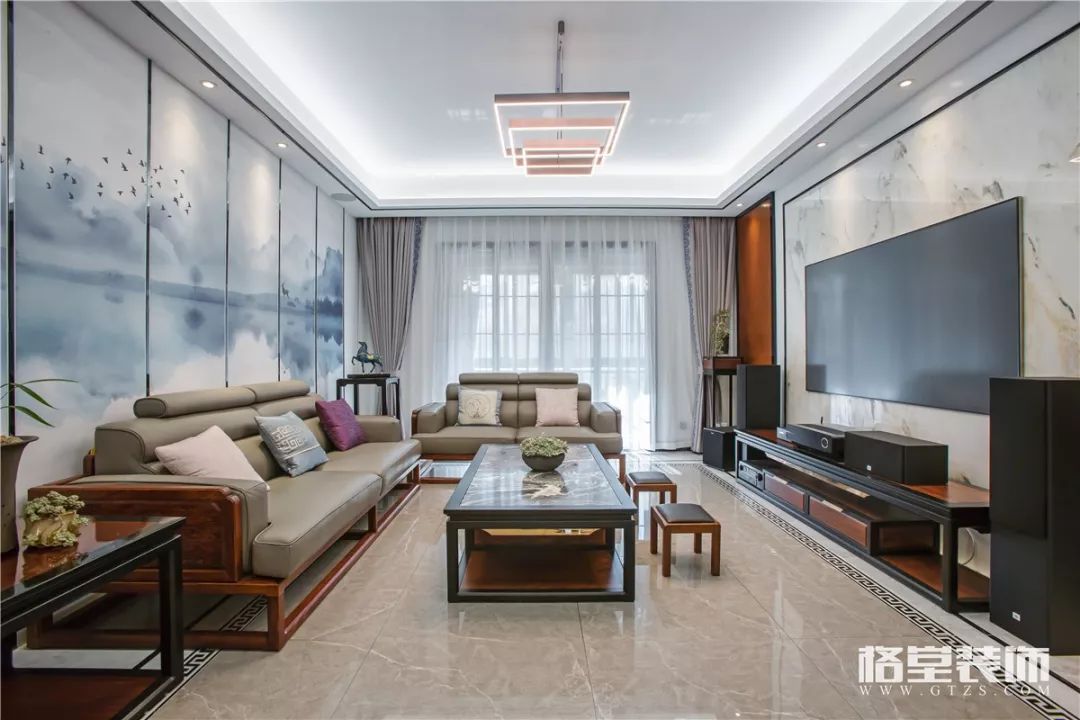 郁金香郡·闲适雅居 | 新中式风情空间设计-23