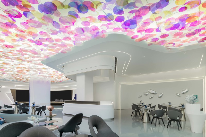 上海中海长宁第售楼处——炫彩烟花美学空间-35