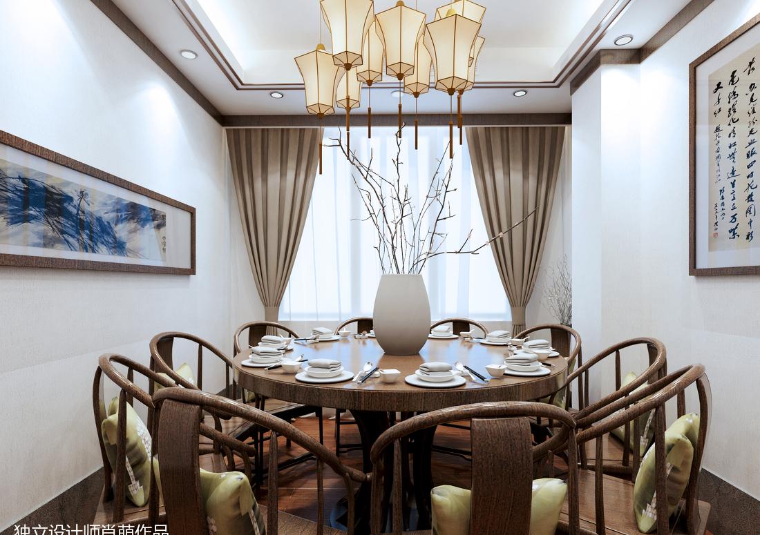 新中式风格餐厅设计案例解析-24