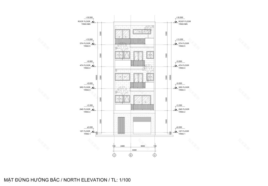 越南 NDT HH Home 绿色节能住宅设计-52