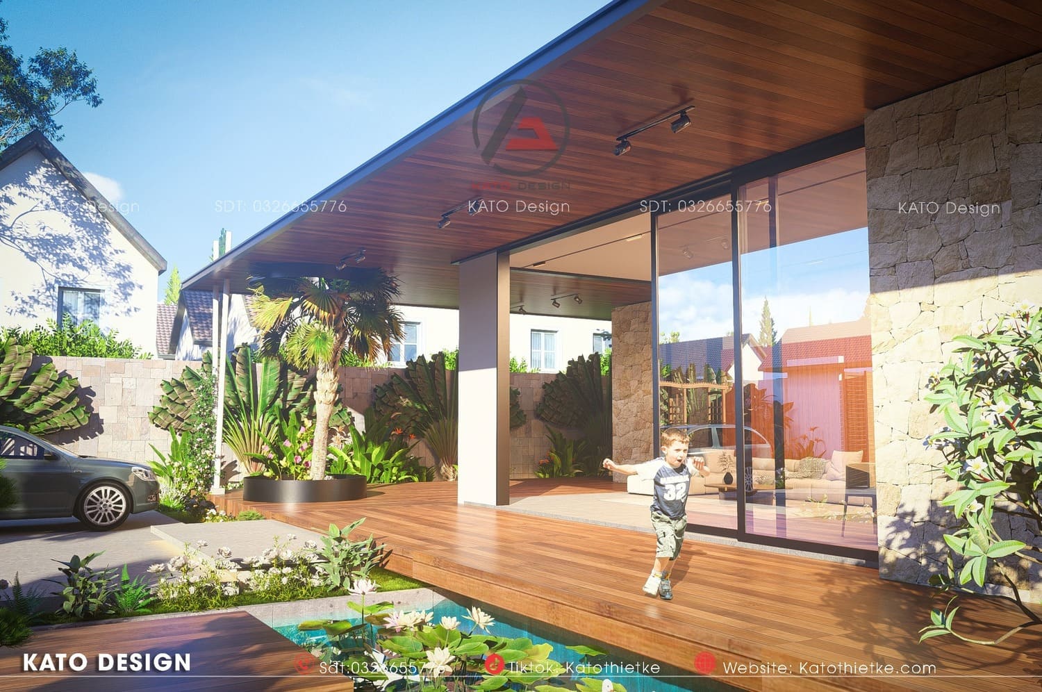 江家屋；谅家屋（由于Giang可能是人名音译，常见对应汉字有江谅等，这里不清楚具体人名对应汉字，只能以相对可能的选择列出，若有更多背景信息，可得到更精准的答案） 丨KATO Thiết Kế-5