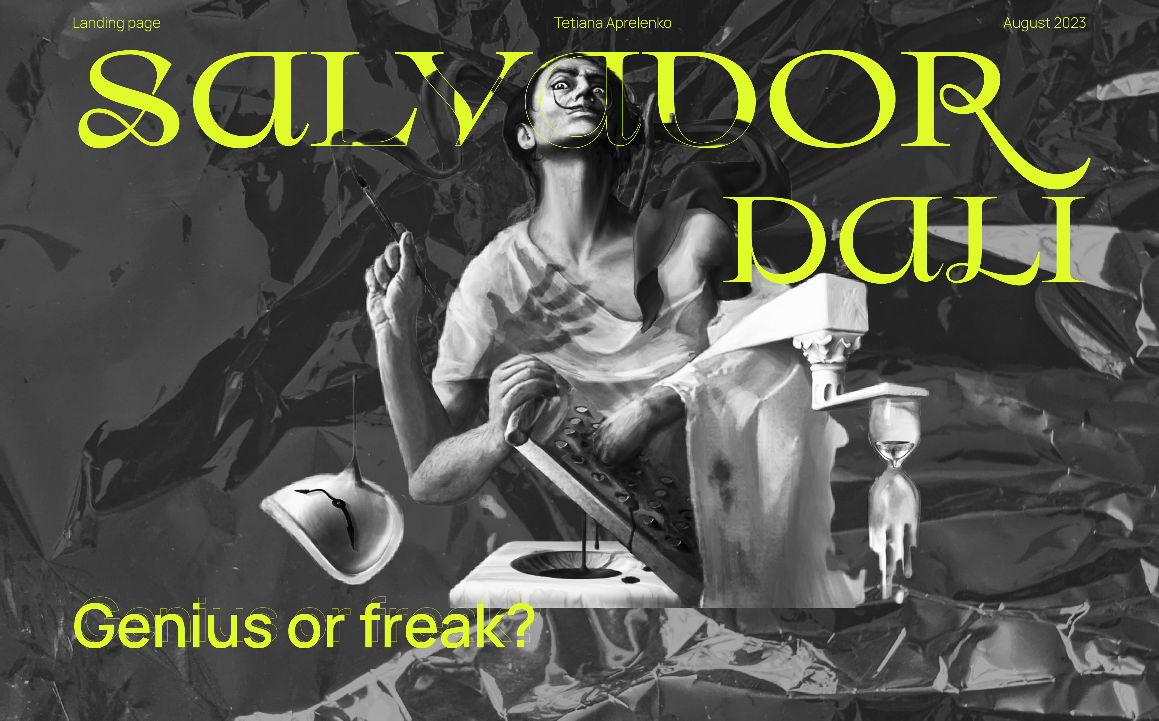 Art Evening Salvador Dali 登陆页面-0