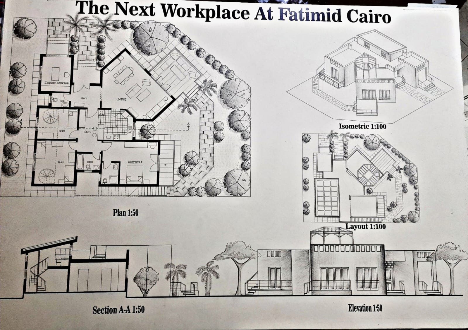 工匠之家丨埃及丨开罗大学工程学院建筑系-17