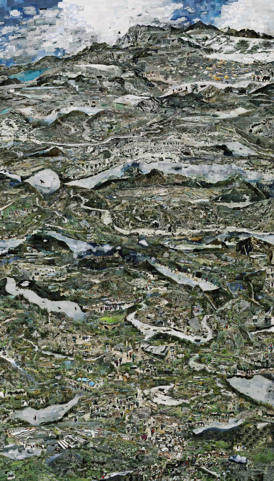 摄人心魄的巅峰之旅 | Sohei Nishino 的 Everest 山景地图-12