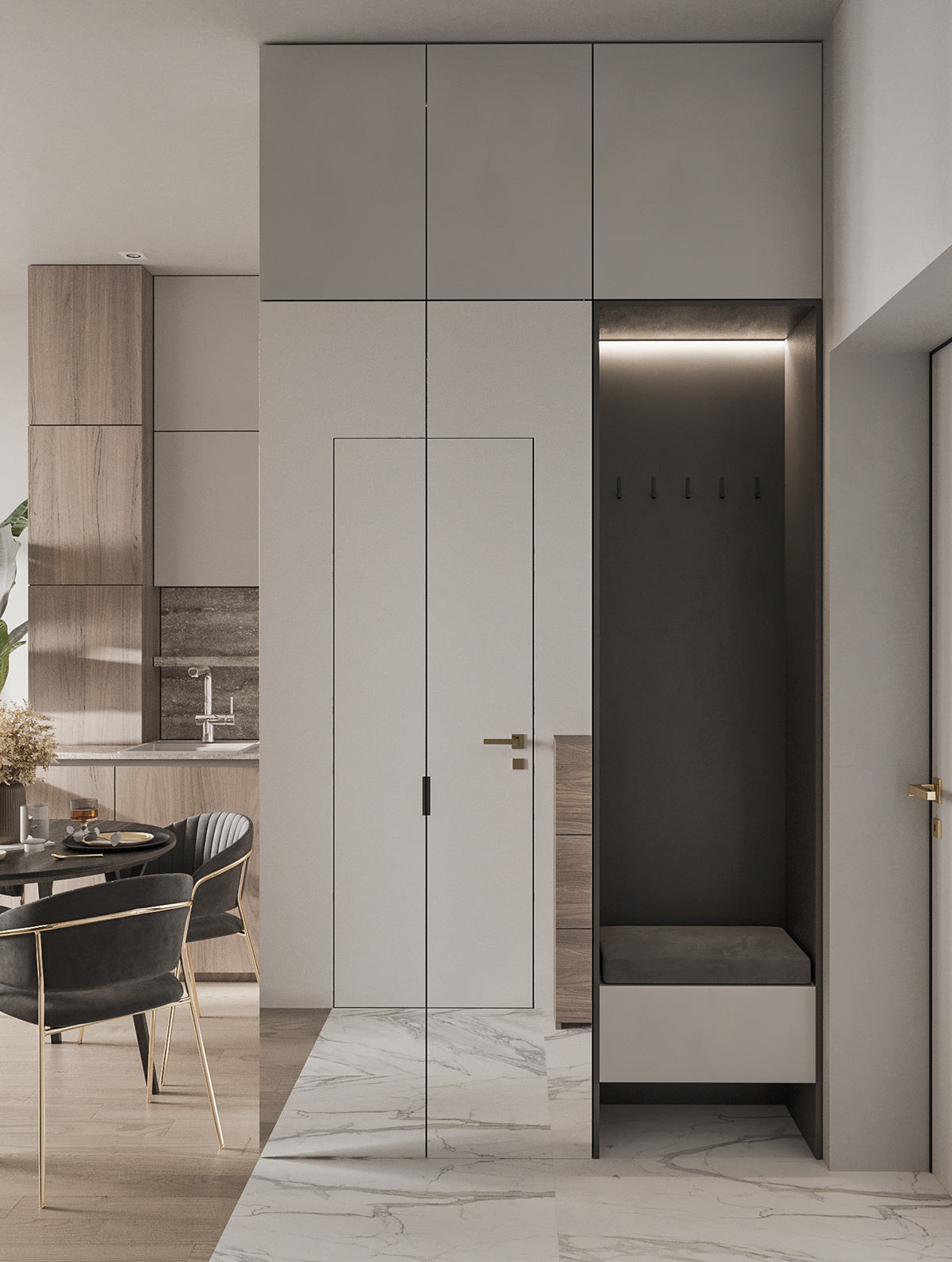 简洁而优雅的现代公寓-4