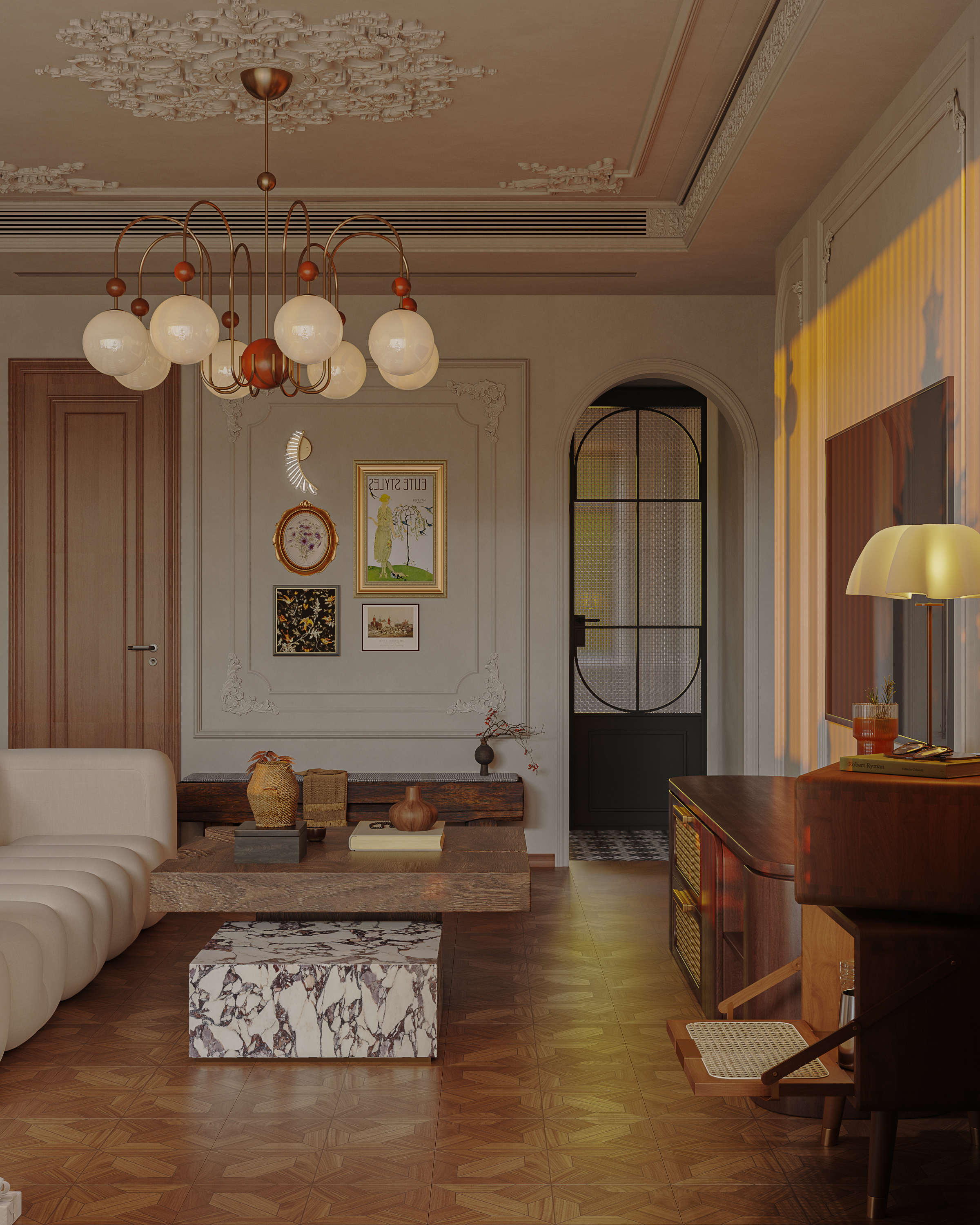 夕阳下的法式复古-2