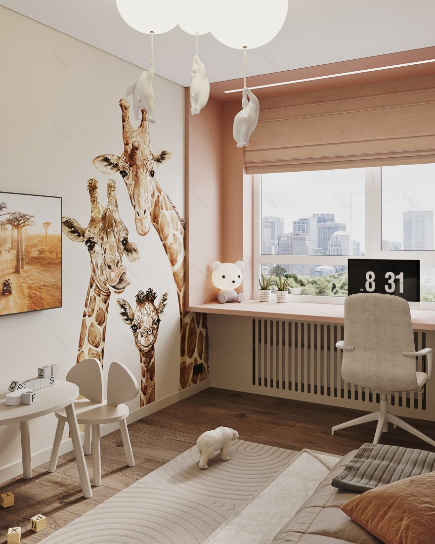 Contemporary Flat Design for Young Family-35