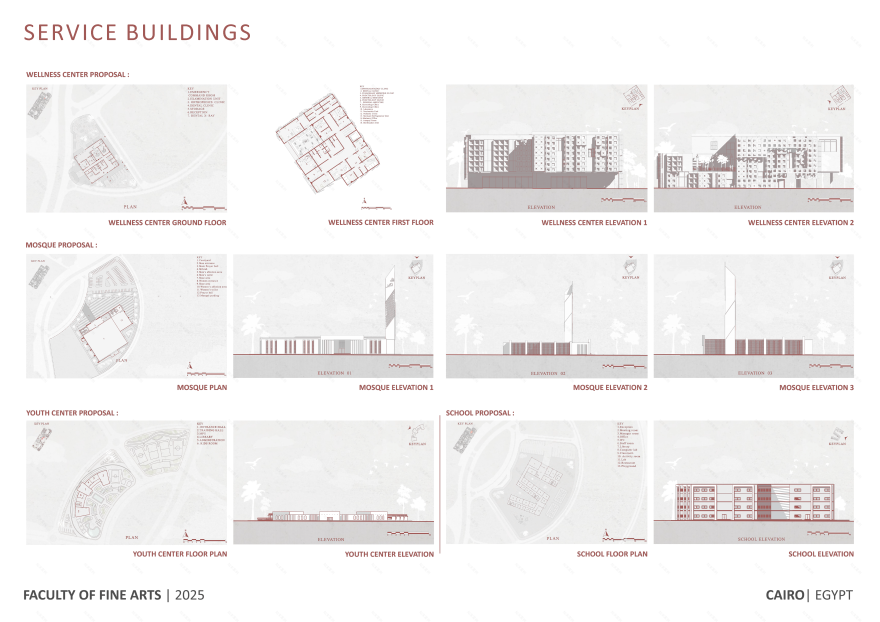 丨埃及丨赫尔万大学美术学院建筑系-16