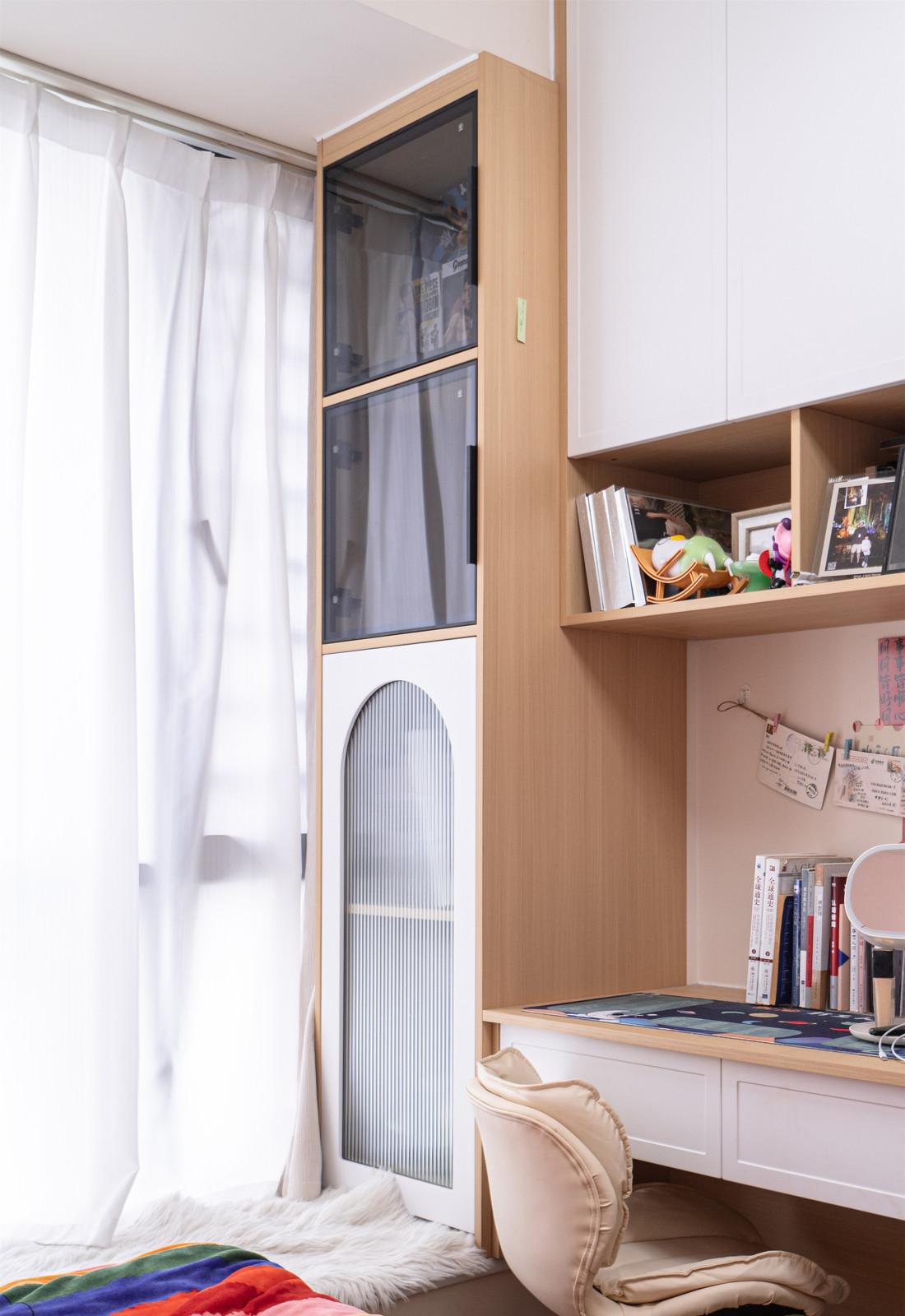 94㎡现代原木风三居室设计-40