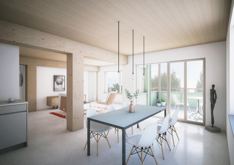 苏黎世 Thujastrasse 住宅区替代新建筑丨瑞士苏黎世丨Andri Cajos Architekten AG-2