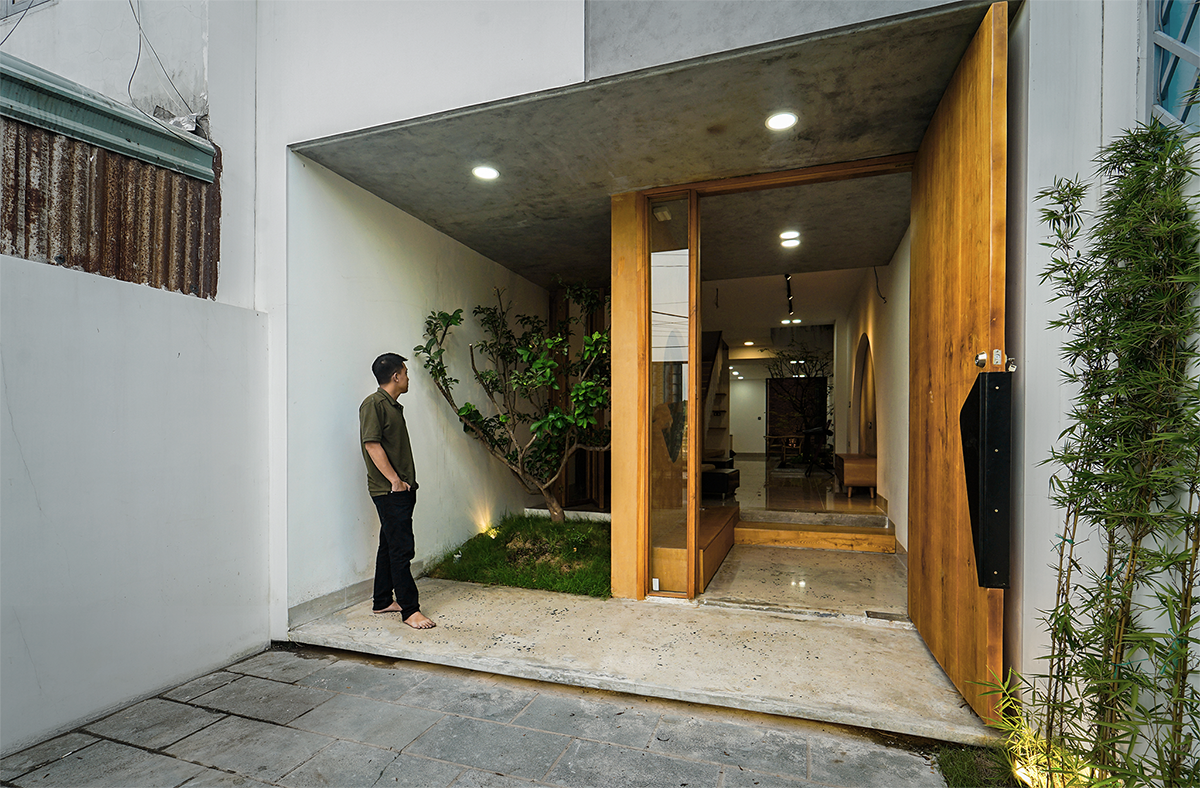 越南胡志明市绿色开放家庭住宅设计-4