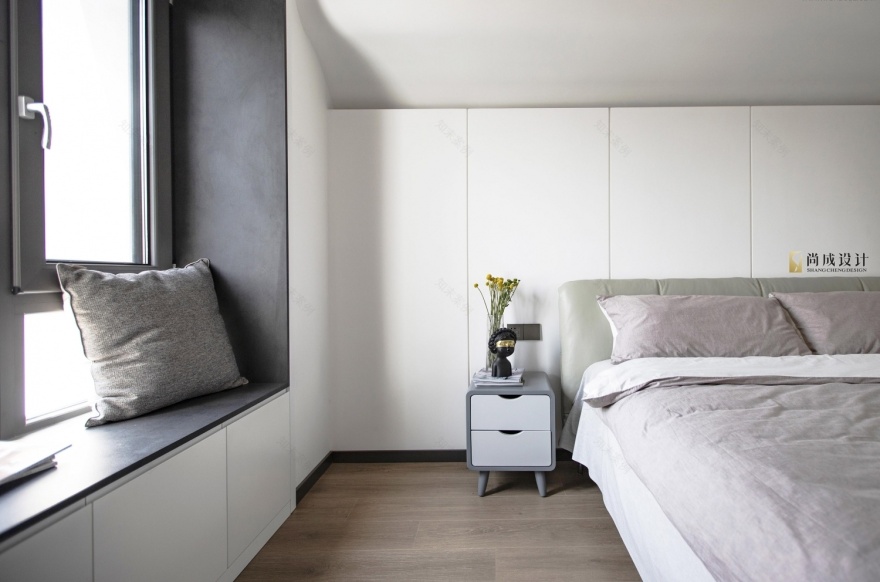 尚成设计 | 260㎡空中别墅的极致生活美学-21