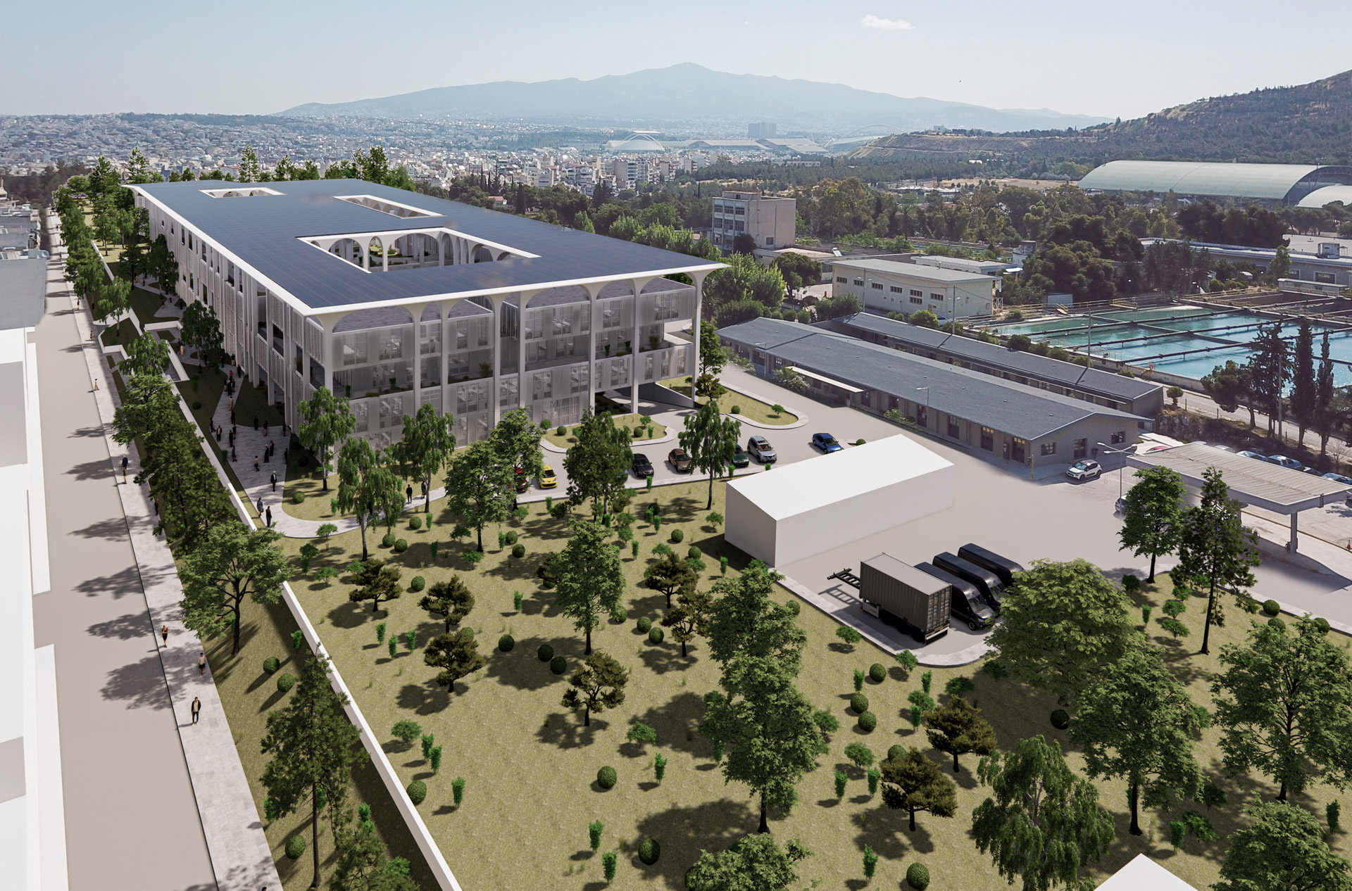 EYDAP 总部丨PLINTHOS Architects-13