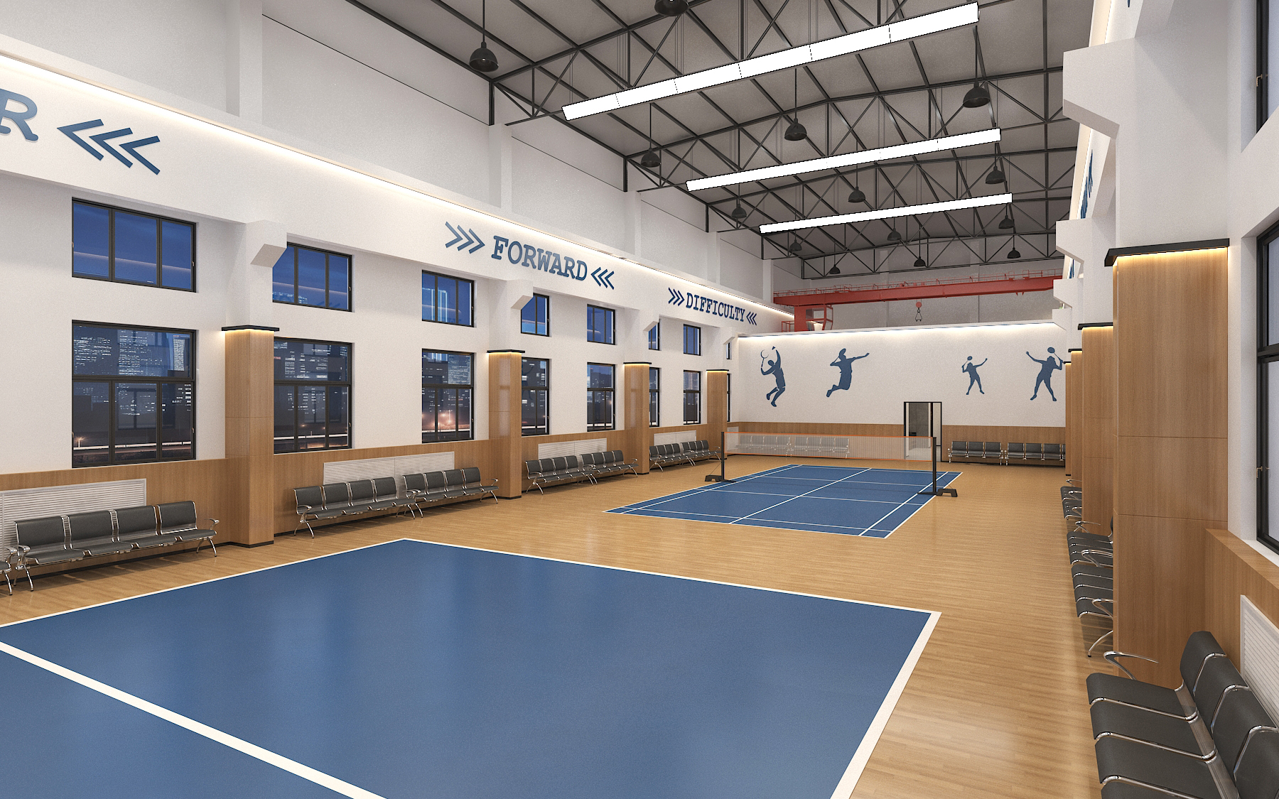 包钢第一热电厂体育馆丨内蒙古正合科技有限公司-1