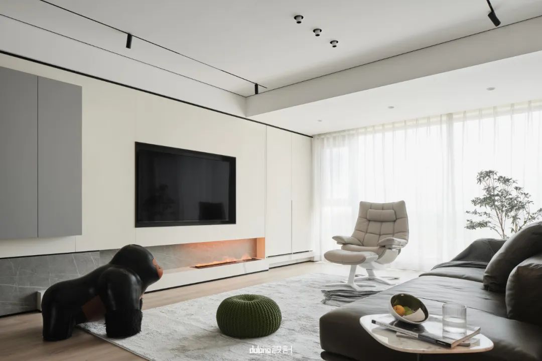 纯净与质感的现代简约私宅设计丨DoLong董龍设计-20