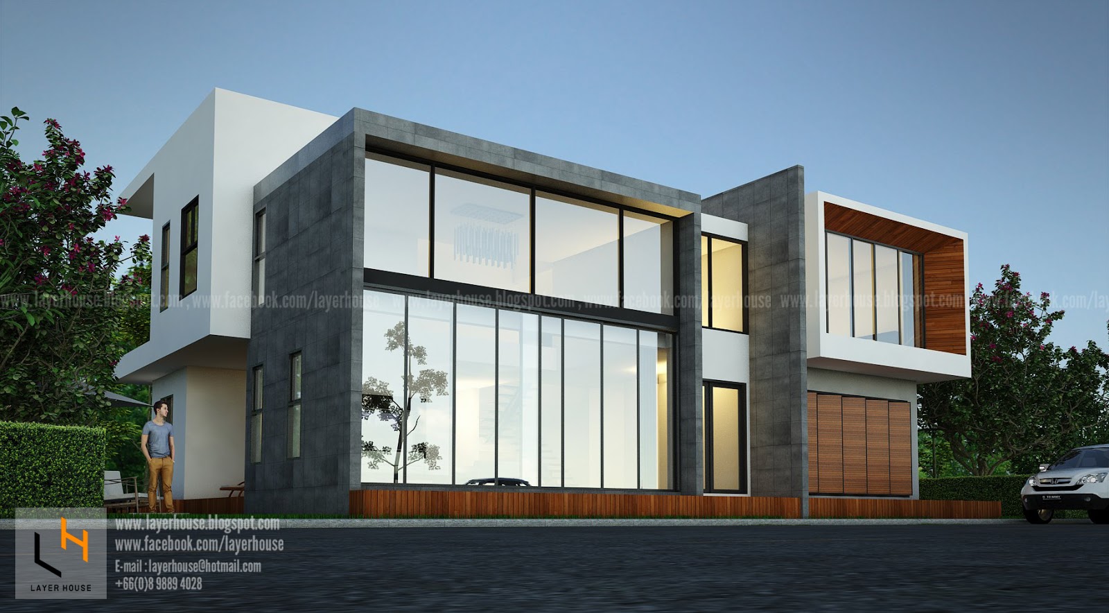 17·13m带4卧室的房屋设计方案丨Layer House（泰国）-43