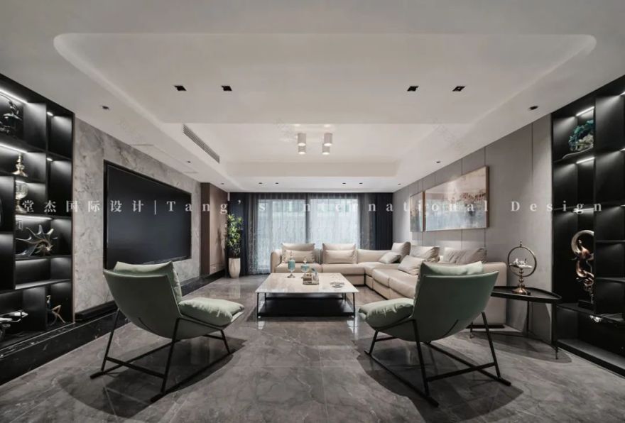 560㎡轻奢别墅设计丨堂杰国际设计-15