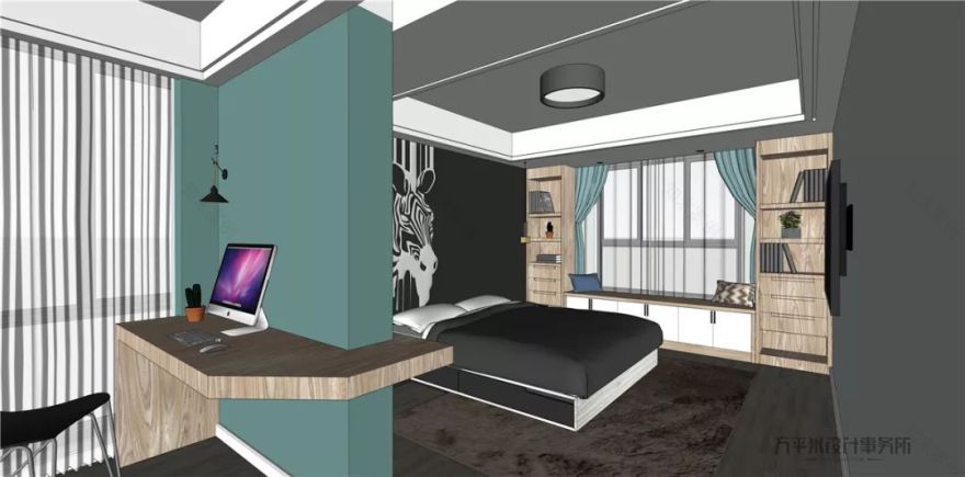 97 平现代女性公寓,紧凑空间变开阔-54