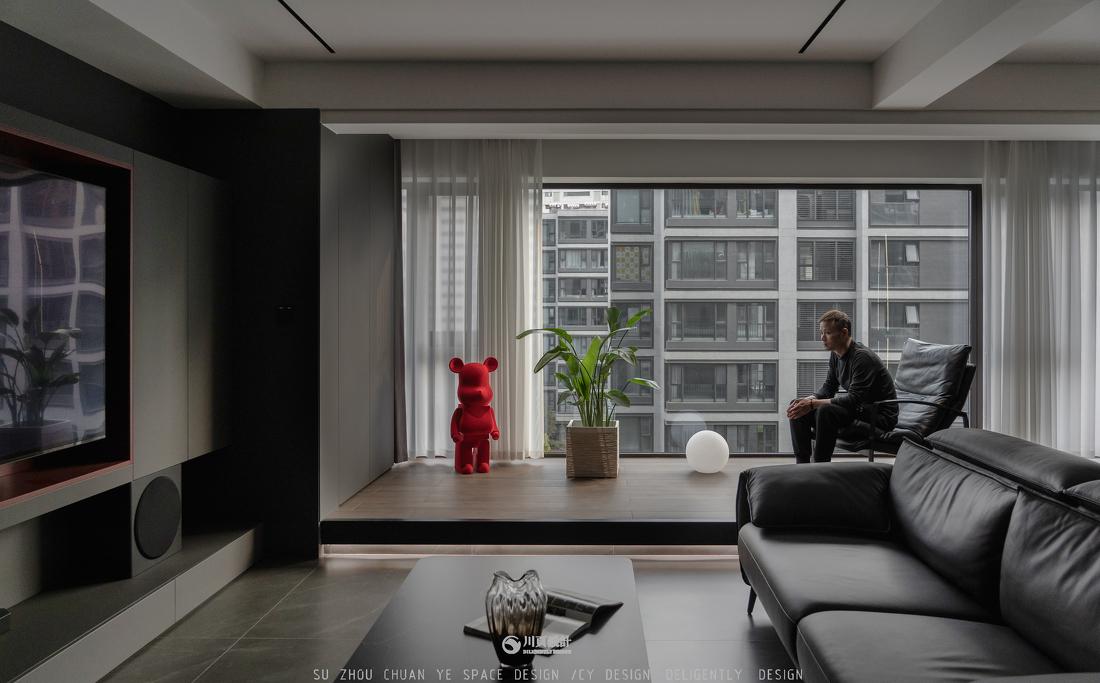 暗黑系精装房 · 现代简约的优雅与神秘-25