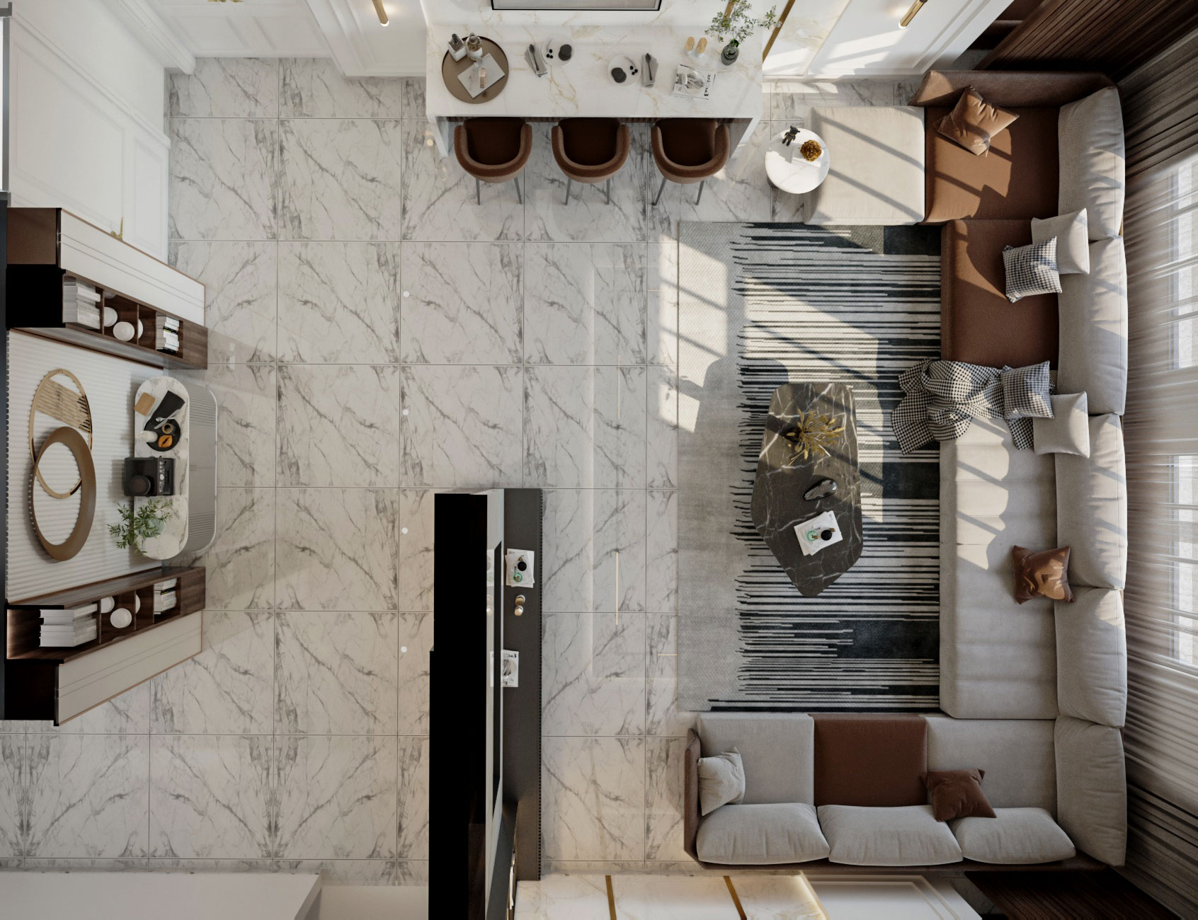 生活设计新古典风格丨Ghanem 设计工作室-3