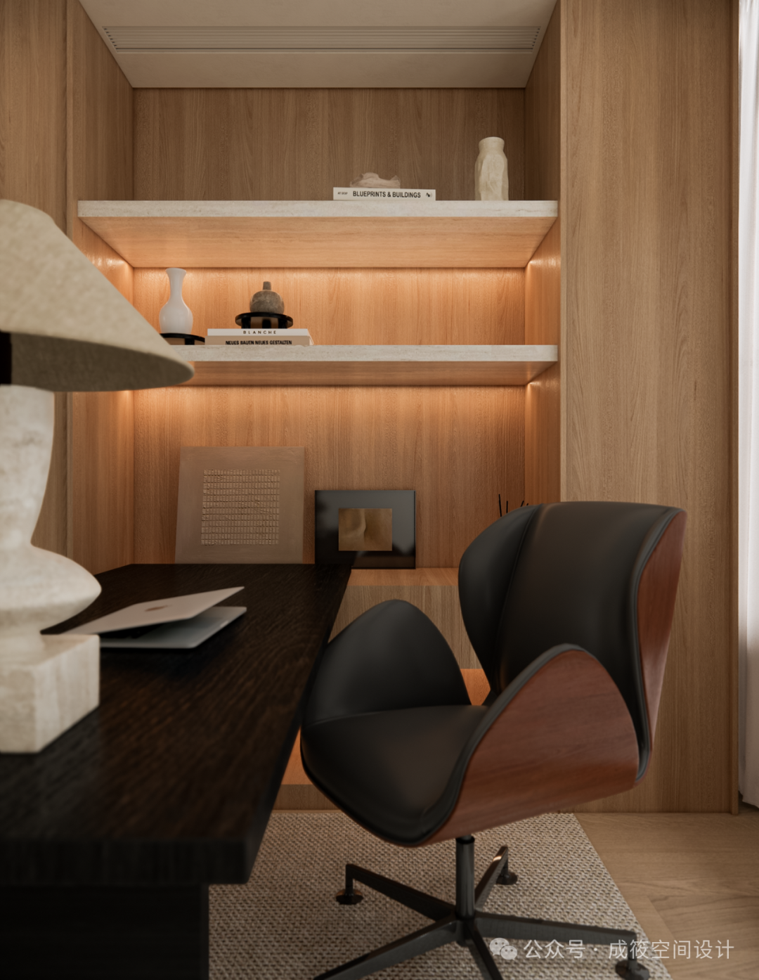 中古+原木风住宅设计丨中国上海丨成筱设计-81