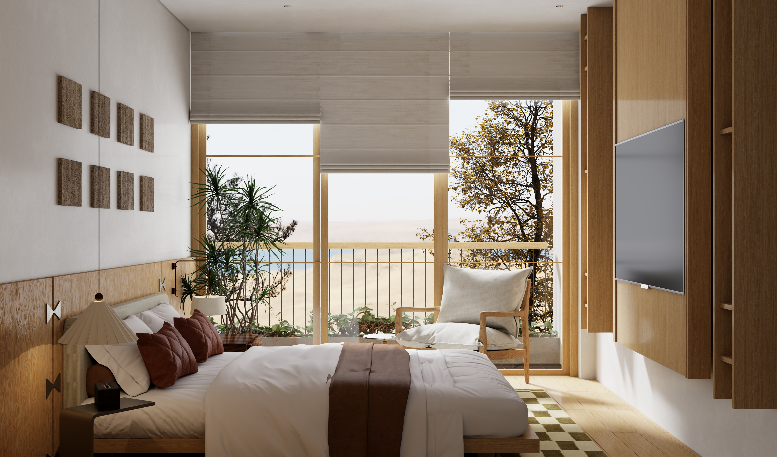 Bedroom - Dalat house - Concept design-5