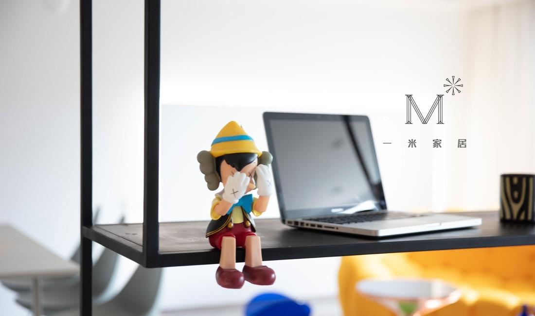 公寓丨【一米家居】新婚儿童摄影师夫妻的色彩之家-20