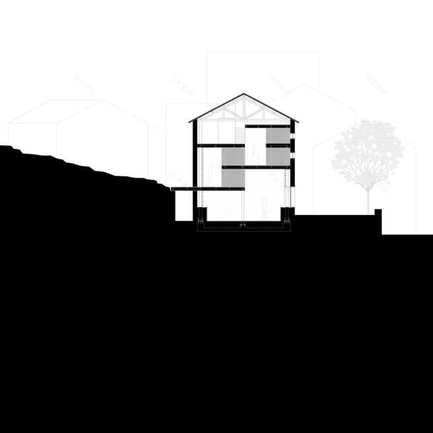 青龙坞言几又乡村胶囊旅社书店丨中国金华丨西涛设计工作室-76