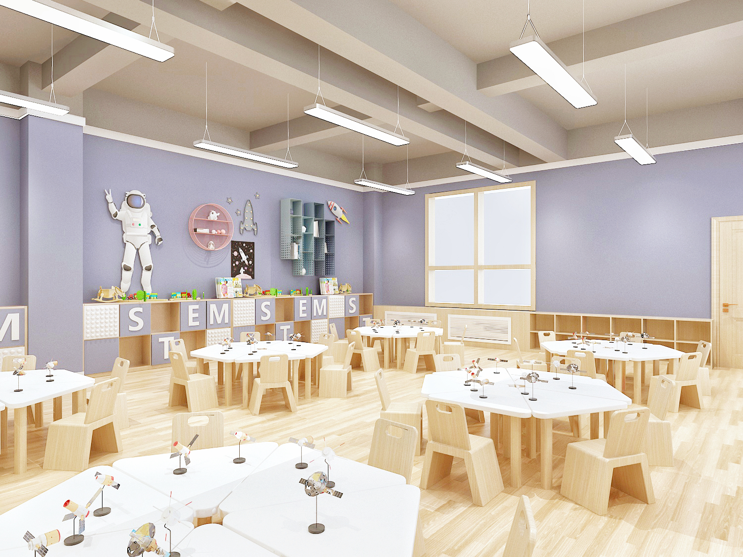 新安县实验幼儿园室内设计丨中国河南丨嘉柏儿童空间设计研究所-25