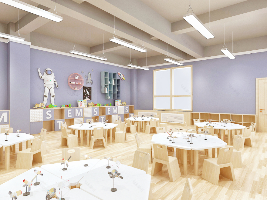 新安县实验幼儿园室内设计丨中国河南丨嘉柏儿童空间设计研究所-25