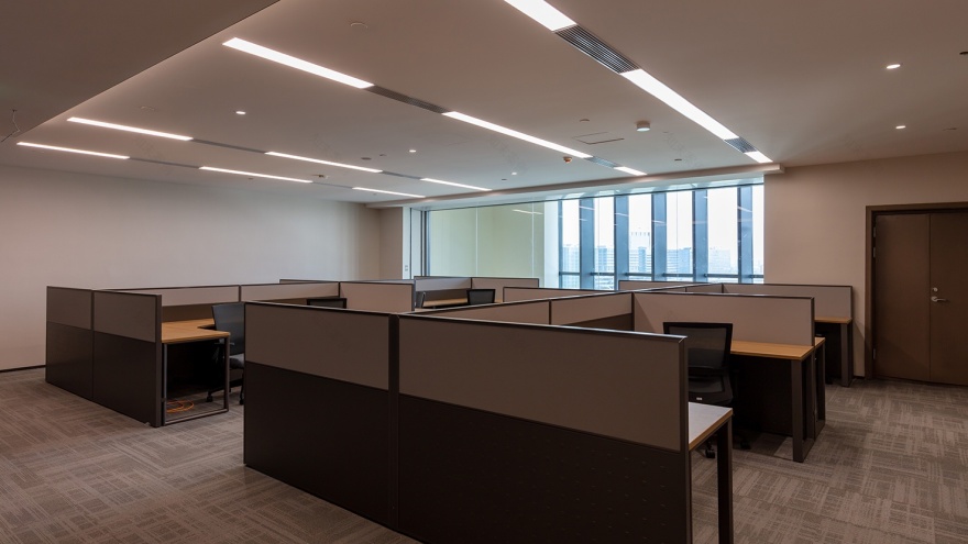 蓝天集团郑州龙湖金融岛办公空间丨中国郑州丨河南素颜软装设计有限公司-41