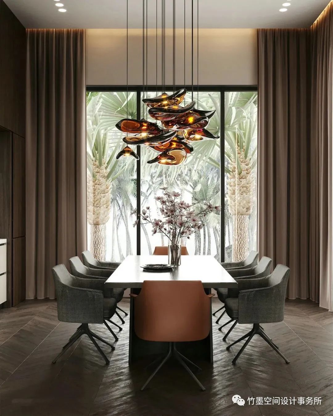 《竹墨空间设计有限公司》 | 低调奢华,诠释现代生活美学-17