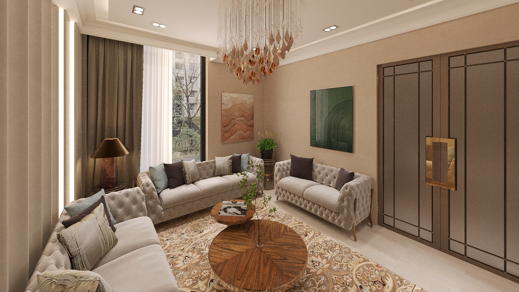 living , drawing, dining-1