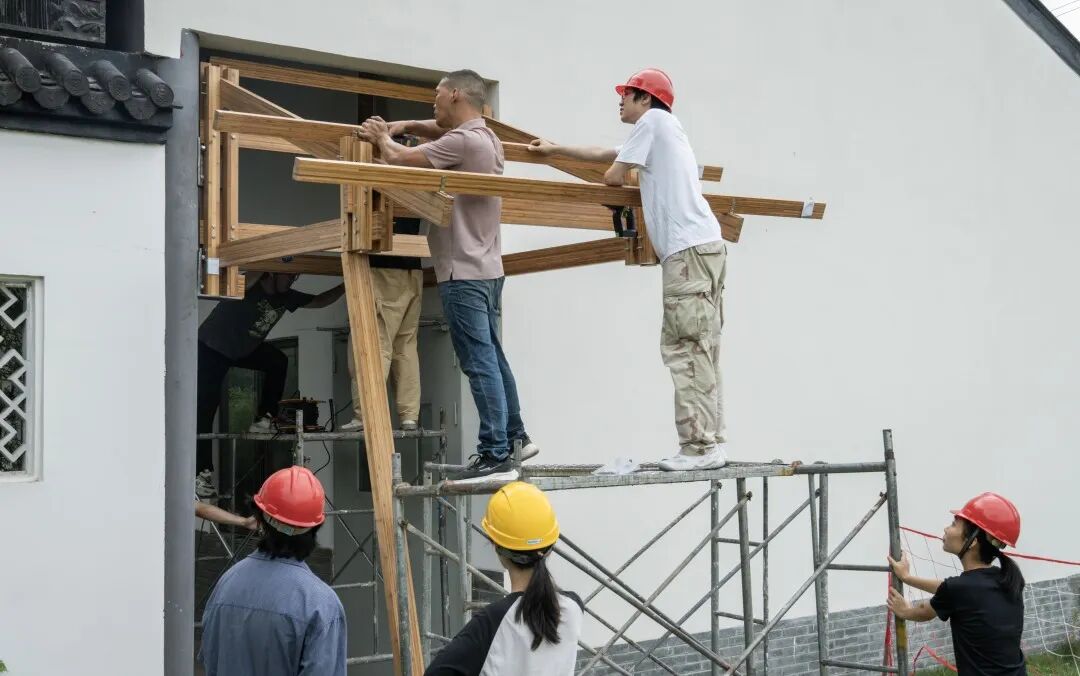 建城实践|2025年暑期工业竹搭建工作营浦口校区实验工坊自建活动成果展示-68