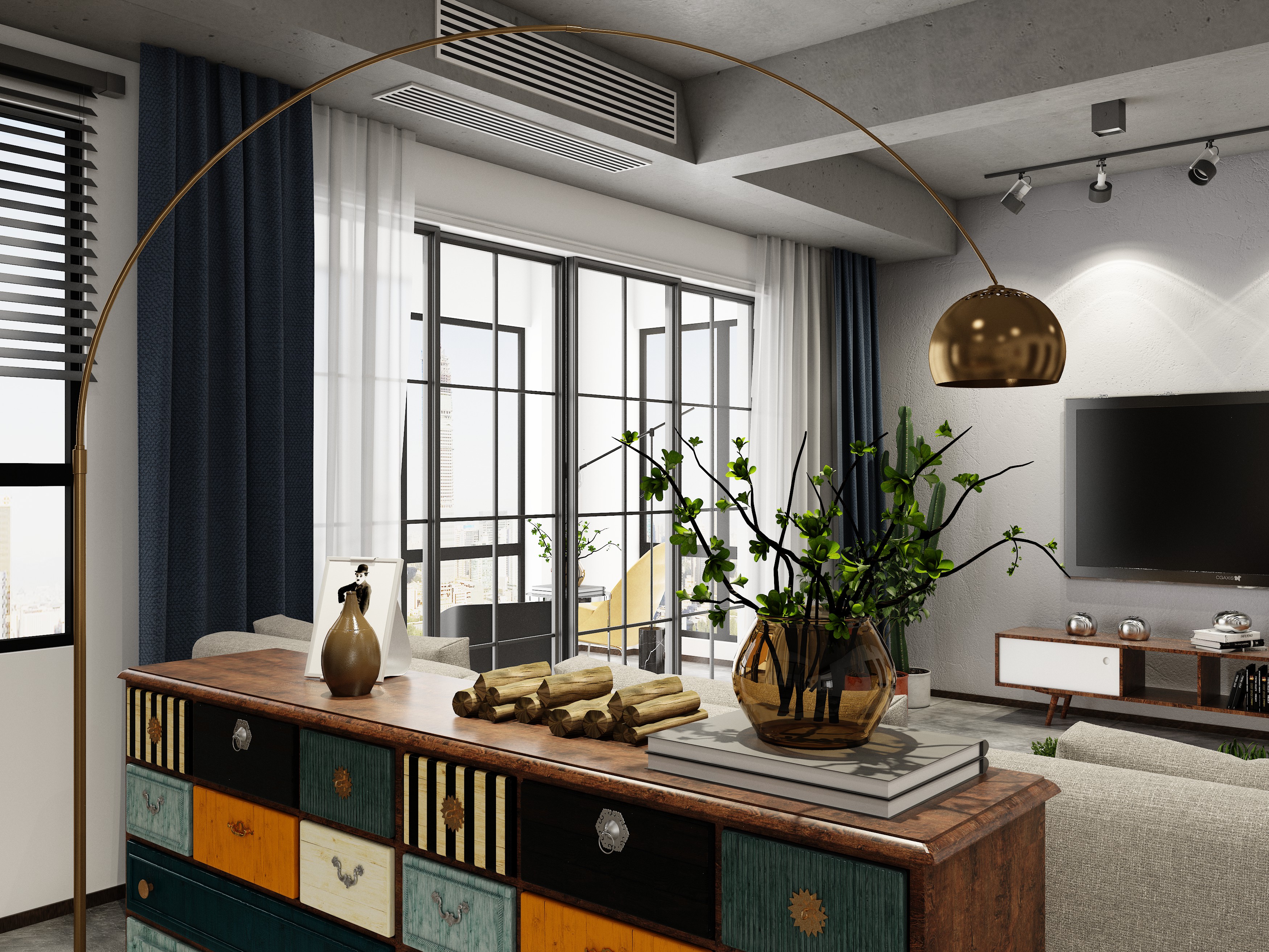 《古城春景》——传统元素融入现代设计，打造时空交错的浪漫春景-20