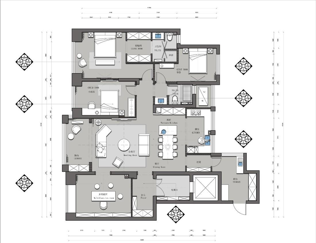 华润『塔玛拉』平层空间设计,打造自由互动的家-29