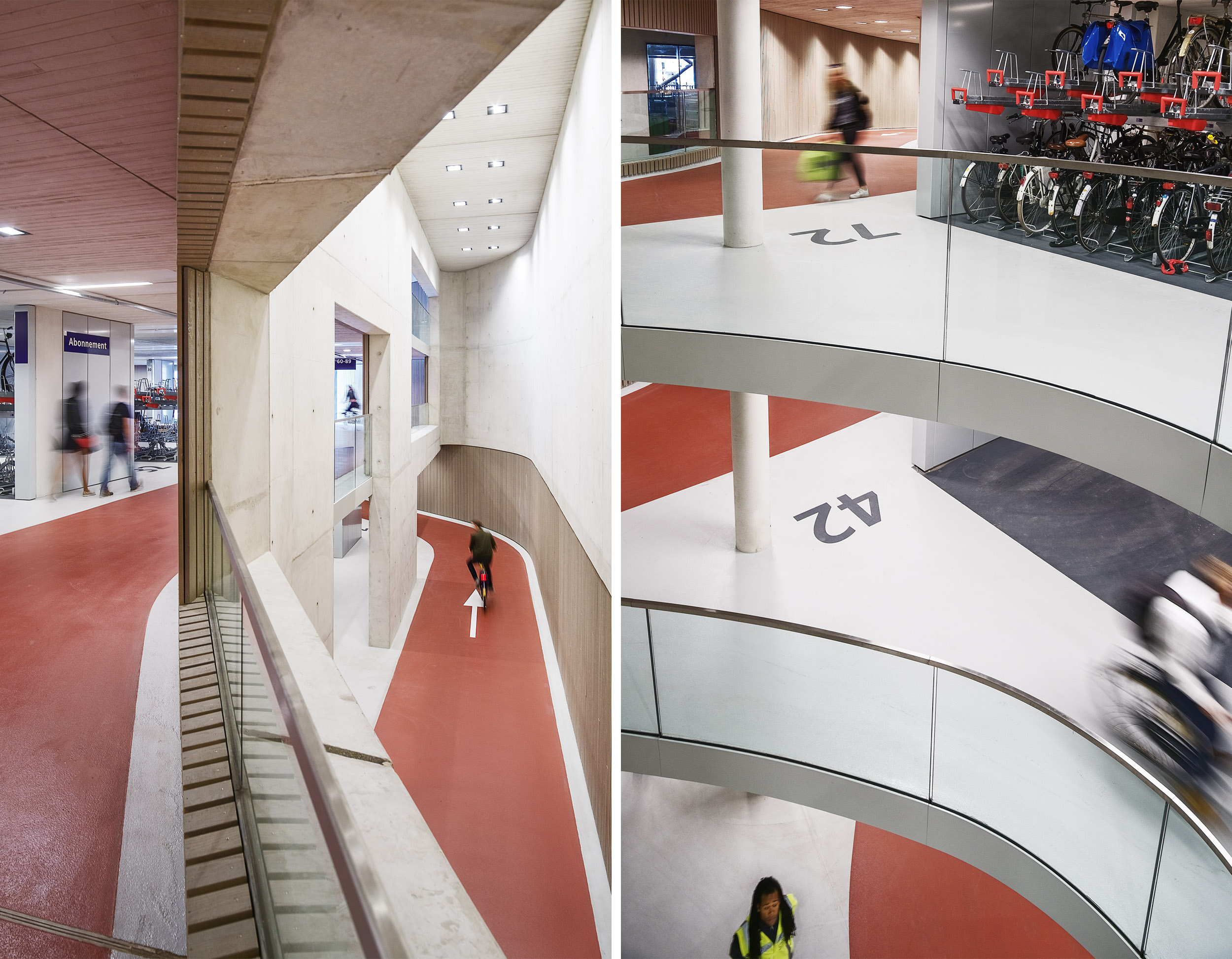 荷兰乌特勒支自行车停车场 | 世界最大规模,绿色出行新地标-27