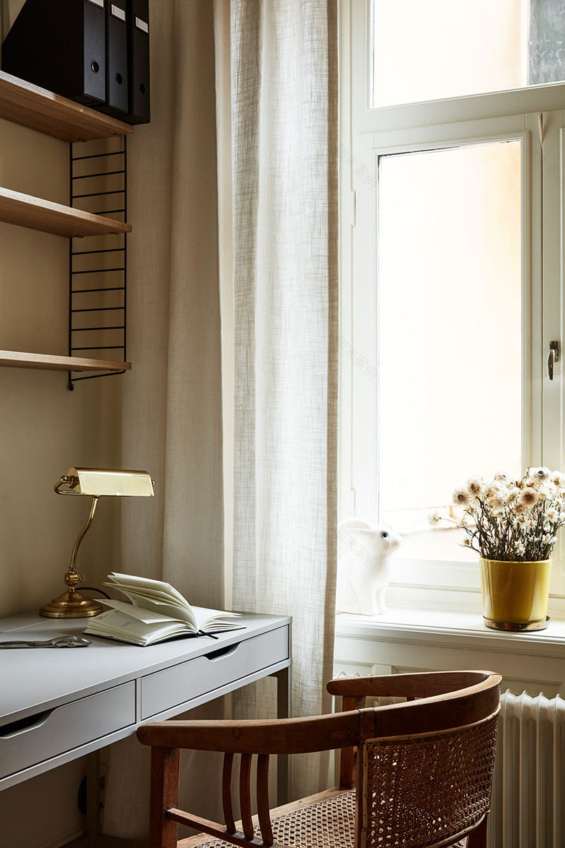 斯德哥尔摩一间适合有创造力的夫妇的温暖公寓-10