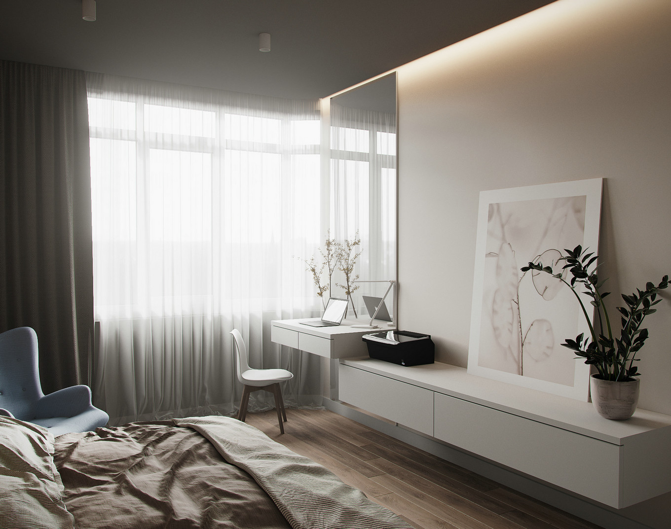 北欧风小资格调设计 舒适清新的空间美学-8