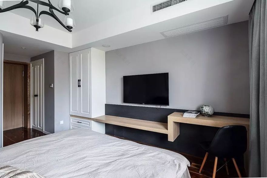 120㎡简约三房,矮墙沙发,半开放的书房真漂亮!-27