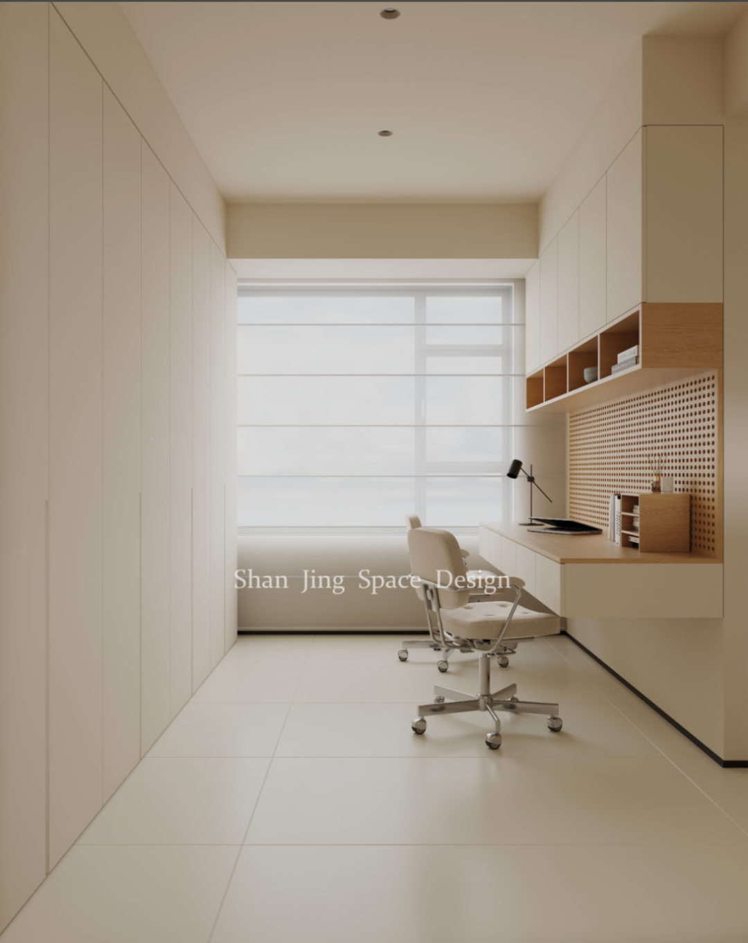 山境空间新案| 柔光之境：现代原木奶油风的治愈叙事-52