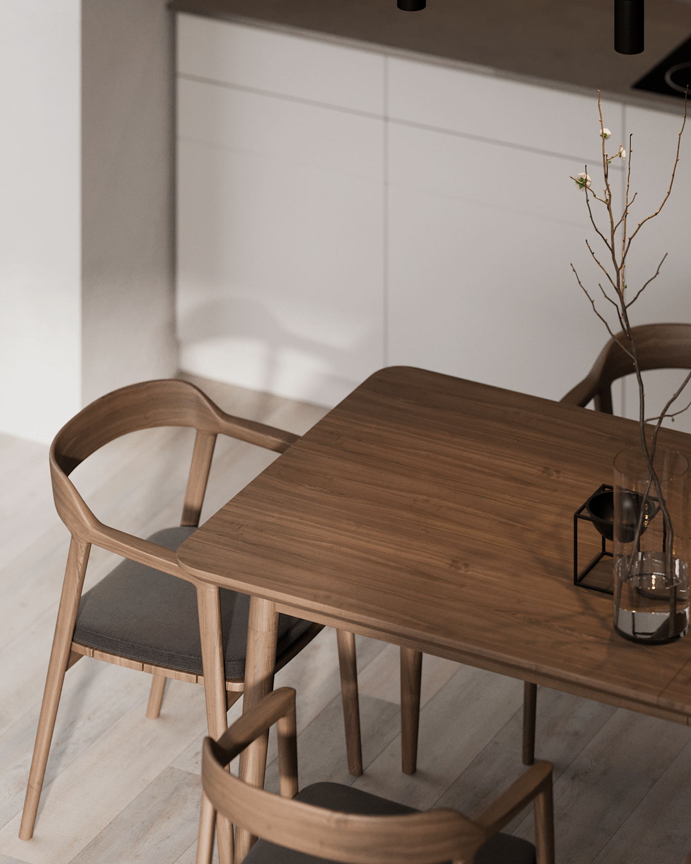 165㎡原木与灰色 打造出超精致的住宅-9