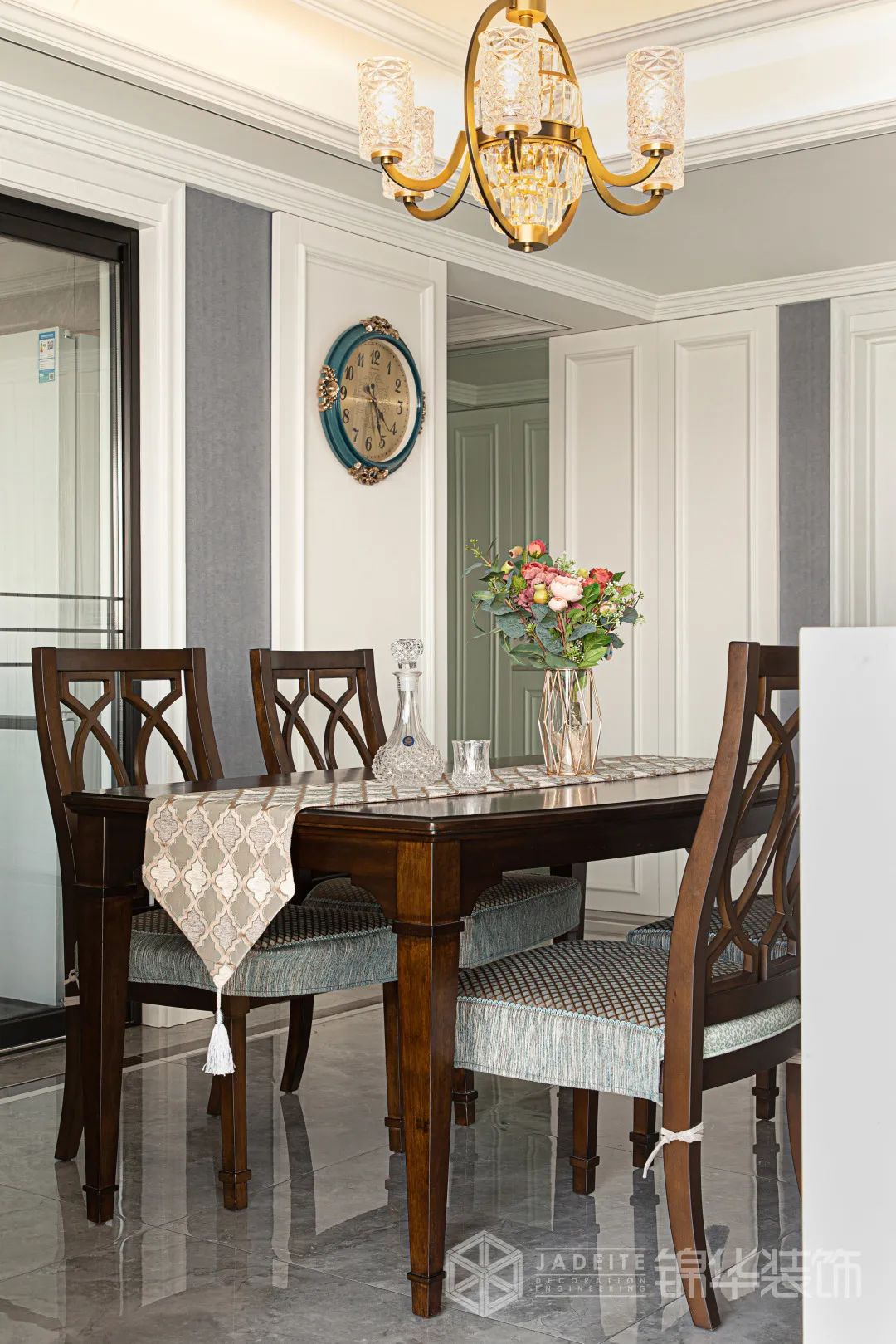 揽江府美式轻奢三室两厅丨锦华装饰-30