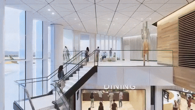 全球精选 | 西雅图-塔科马国际机场 C 大厅扩建顺利封顶!-23