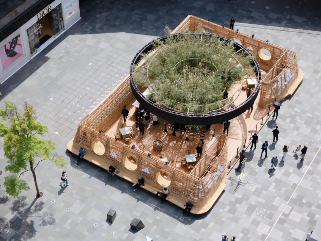 阿迪达斯太古里“清风茶馆”快闪装置丨中国成都丨line+设计事务所-4