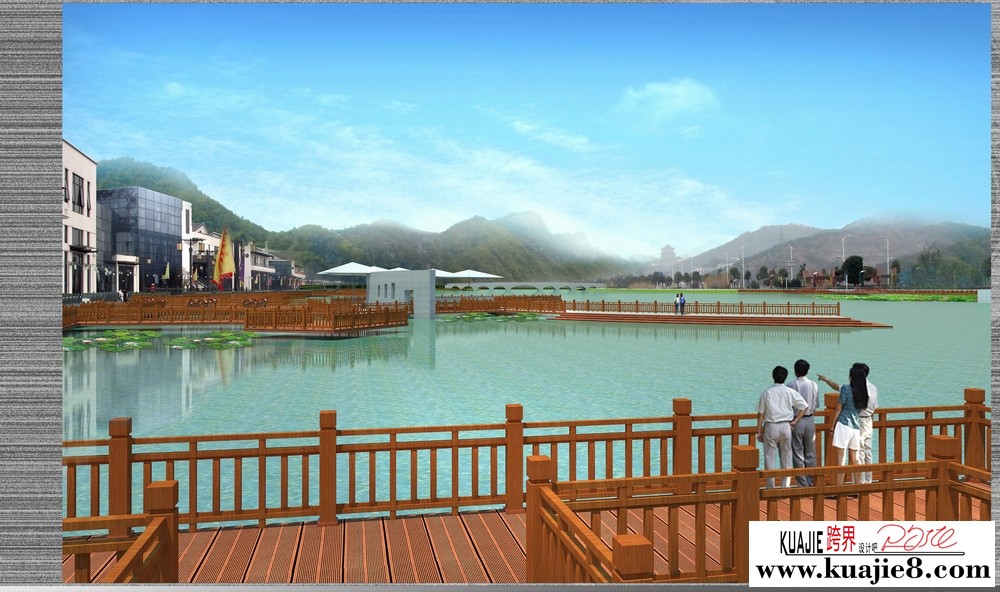 武当山新区 太极湖栈道景观-22