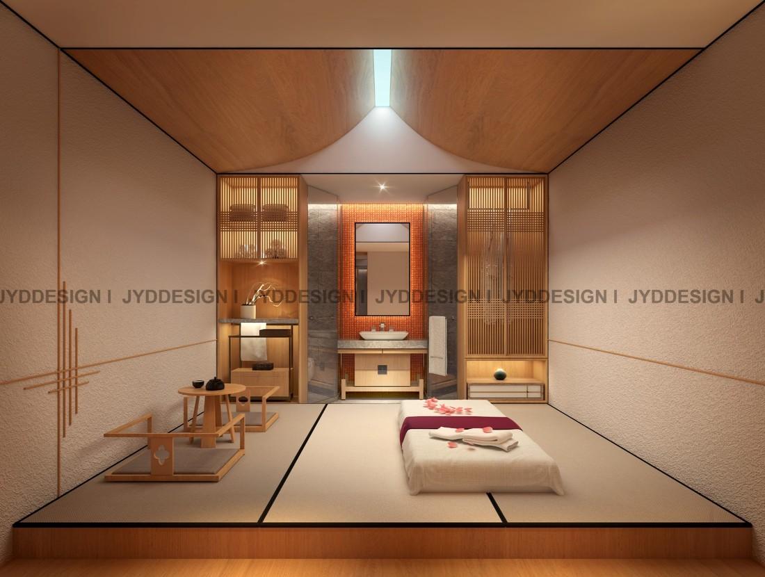 
JYD设计北京日式禅意SPA高端私人会所 -0