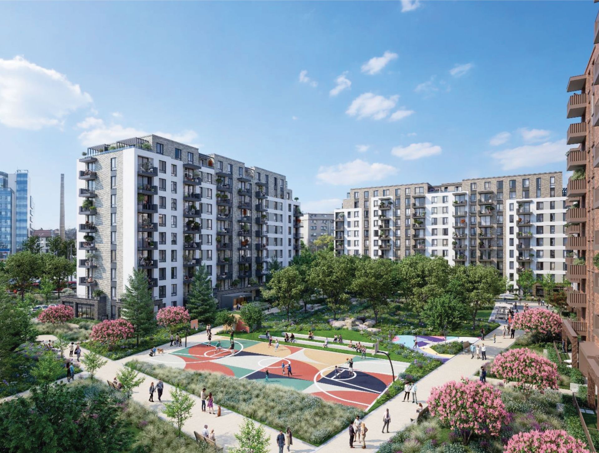 贝尔格莱德水上区酒店,市场及6栋住宅楼建设项目-0